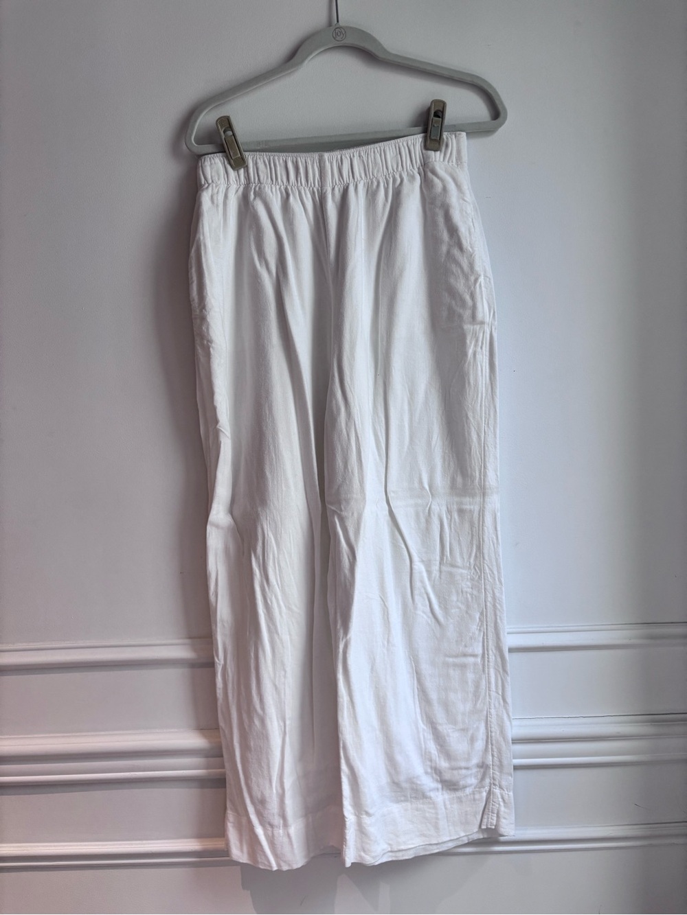 Abercrombie & Fitch White Linen Pants Size M